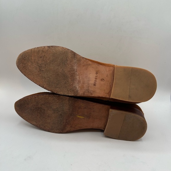 Nisolo Womens Nutmeg Suede & Leather Chelsea Every Day Boots Booties Size 9 - Picture 11 of 13